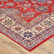 Load image into Gallery viewer, Hand-Knotted Caucasian Design Super Kazak Wool Rug (Size 8.0X 10.0) Cwral-7092