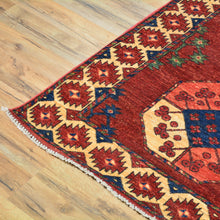 Load image into Gallery viewer, Hand-Knotted Afghan Ersari Wool Handmade Rug (Size 3.1 X 12.8) Cwral-7095