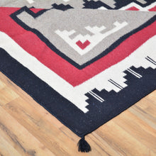 Load image into Gallery viewer, Hand-Woven Southwestern Design Handmade Wool Rug (Size 9.0 X 12.0) Cwral-7140