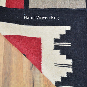 Hand-Woven Southwestern Design Handmade Wool Rug (Size 9.0 X 12.0) Cwral-7140