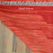 Load image into Gallery viewer, Hand-Woven Modern Red Kilim Handmade Wool Rug (Size 6.4 X 9.9) Cwral-7164