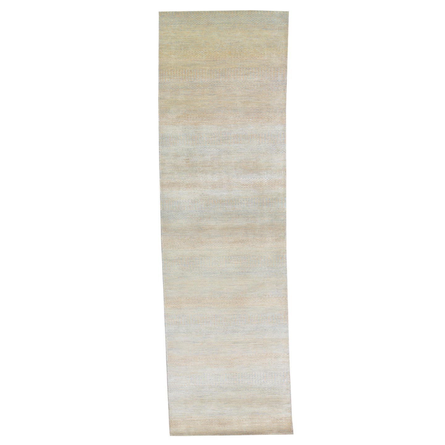 Hand-Knotted Modern Contemporary Gabbeh Design 100% Wool Rug (Size 2.5 X 11.9) Cwral-7206