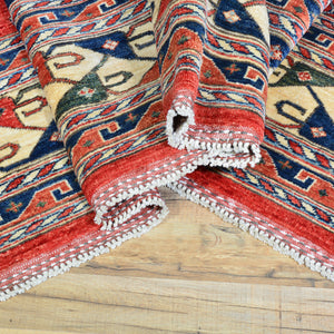 Hand-Knotted Tribal Peshawar Ersari Design Wool Rug (Size 10.1 X 13.10) Cwral-7275