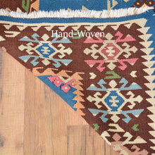 Load image into Gallery viewer, Hand-Woven Flatweave Vintage Kilim Wool Rug (Size 4.7 X 7.11) Cwral-7320