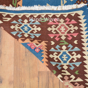 Hand-Woven Flatweave Vintage Kilim Wool Rug (Size 4.7 X 7.11) Cwral-7320