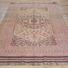 Load image into Gallery viewer, Hand-Woven Soumak Peshawar Tribal Wool Rug (Size 4.10 X 8.1) Cwral-7326