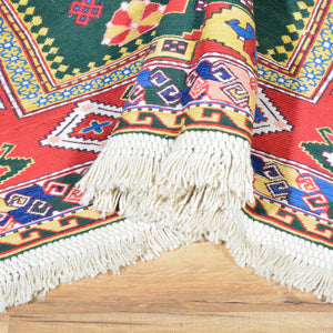 Hand-Woven Tribal Soumack Wool Handmade Rug (Size 5.2 X 7.8) Cwral-7341