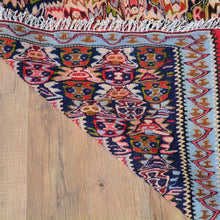 Load image into Gallery viewer, Hand-Woven Persian Sennah Kilim Village Rug 100% Wool (Size 2.5 X 12.6) Cwral-7377