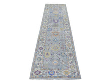 Load image into Gallery viewer, Hand-Knotted Peshawar Oushak Design Handmade Wool Rug (Size 2.7 X 9.9) Cwral-7410