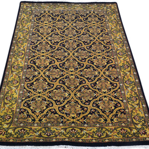 Hand-Knotted Fine T Wash Indian Traditional Handmade Wool Rug (Size 2.10 X 5.0) Cwral-75