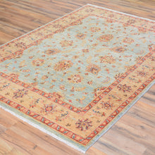 Load image into Gallery viewer, Hand-Knotted Peshawar Chobi Tribal Design Wool Rug (Size 4.8 X 6.7) Brral-750