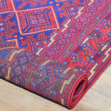 Load image into Gallery viewer, Multiple Weave Fine Mashwani Handmade 100% Wool Rug (Size 2.5 X 9.5) Cwral-7533