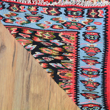 Load image into Gallery viewer, Hand-Woven Persian Sennah Kilim Village Rug 100% Wool (Size 2.8 X 10.6) Cwral-7539