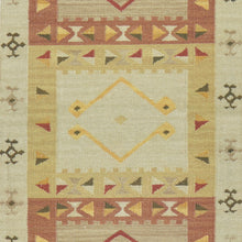 Load image into Gallery viewer, Hand-Woven Reversible Southwestern Design 100% Wool Rug (Size 2.7 X 11.8) Cwral-7545