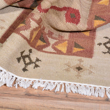 Load image into Gallery viewer, Hand-Woven Reversible Southwestern Design 100% Wool Rug (Size 2.7 X 11.8) Cwral-7545
