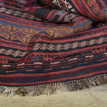 Load image into Gallery viewer, Hand-Woven Afghan Tribal Surmai Kilim 100% Wool Rug (Size 1.7 X 11.10) Cwral-7560