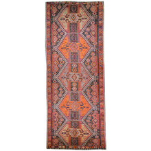 Load image into Gallery viewer, Hand-Woven Vintage Turkish Kilim Handmade Wool Rug (Size 6.1 X 15.4) Cwral-7581
