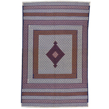 Load image into Gallery viewer, Hand-Woven Fine Afghan Sumack Wool Flatweave Rug (Size 4.1 X 6.5) Cwral-7593