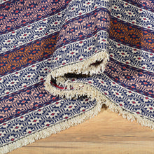 Load image into Gallery viewer, Hand-Woven Fine Afghan Sumack Wool Flatweave Rug (Size 4.1 X 6.5) Cwral-7593