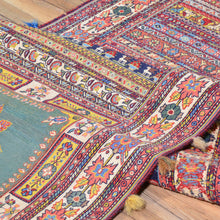 Load image into Gallery viewer, Hand-Woven Fine Persian Soumack Wool Handmade Rug (Size 2.4 X 9.1) Cwral-7620