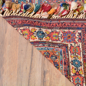 Hand-Woven Fine Persian Soumack Wool Handmade Rug (Size 2.4 X 9.1) Cwral-7620