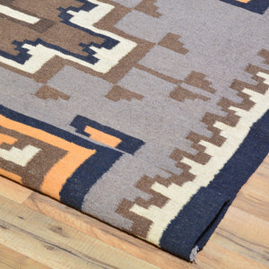 Hand-Woven Tribal Reversible Kilim Southwestern Design Wool Rug (Size 6.5 X 9.11) Cwral-7623