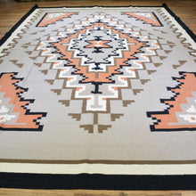Load image into Gallery viewer, Hand-Woven Southwestern Style Navajo Design Rug (Size 9.9 X 14.2) Cwral-7629