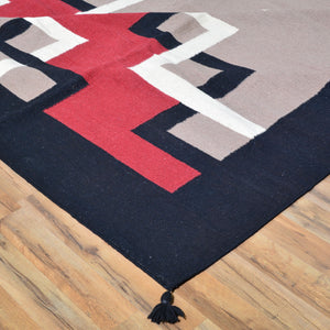 Hand-Woven Navajo Style Southwestern Design Rug (Size 12.2 X 14.7) Cwral-7632
