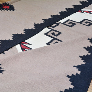 Hand-Woven Navajo Style Southwestern Design Rug (Size 11.11 X 14.7) Cwral-7638