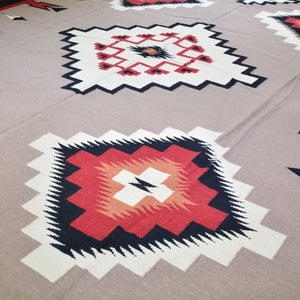 Hand-Woven Navajo Style Southwestern Design Rug (Size 12.0 X 14.7) Cwral-7641