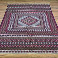 Load image into Gallery viewer, Soumak Fine Tribal Traditional Handmade Wool Rug (Size 3.11 X 6.0) Cwral-7680