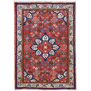 Hand-Knotted Oriental Persian Tribal Handmade Wool Rug (Size 3.6 X 5.0) Cwral-7767