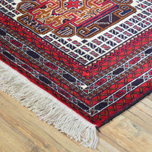 Load image into Gallery viewer, Hand-Knotted Afghan Tribal Baluch Wool Handmade Rug (Size 2.9 X 4.10) Cwral-7776