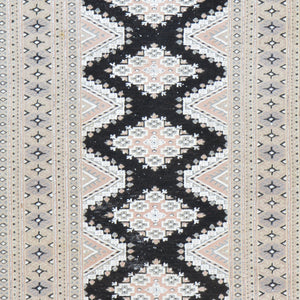 Hand-Knotted Tribal Geometric Design Handmade Wool Rug (Size 3.3 X 4.8) Cwral-7779