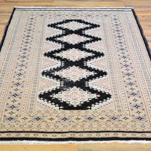 Load image into Gallery viewer, Hand-Knotted Tribal Geometric Design Handmade Wool Rug (Size 3.3 X 4.8) Cwral-7779