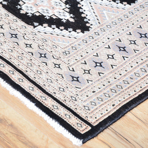 Hand-Knotted Tribal Geometric Design Handmade Wool Rug (Size 3.3 X 4.8) Cwral-7779