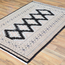 Load image into Gallery viewer, Hand-Knotted Tribal Geometric Design Handmade Wool Rug (Size 3.3 X 4.8) Cwral-7779