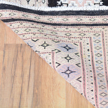 Load image into Gallery viewer, Hand-Knotted Tribal Geometric Design Handmade Wool Rug (Size 3.3 X 4.8) Cwral-7779