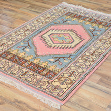 Load image into Gallery viewer, Hand-Knotted Turkish Tribal Handmade Wool Rug (Size 3.1 X 4.8) Cwral-7794