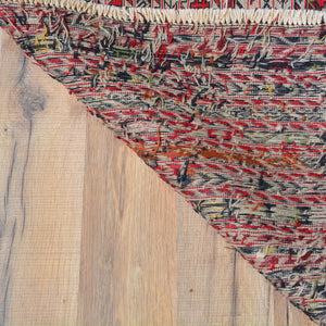 Flatweave Soumak Fine Tribal Maleeki Handmade Wool Rug (Size 3.0 X 4.10) Cwral-7839