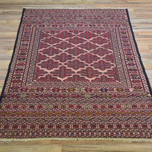 Load image into Gallery viewer, Fine Soumak Tribal Afghan Rug Handmade Wool Rug (Size 2.9 X 4.8) Cwral-7848