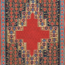 Load image into Gallery viewer, Hand-Woven Flatweave Authentic Senneh Kilim Tribal Handmade Wool Rug (Size 2.8 X 3.6) Cwral-7854