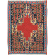 Load image into Gallery viewer, Hand-Woven Flatweave Authentic Senneh Kilim Tribal Handmade Wool Rug (Size 2.8 X 3.6) Cwral-7854