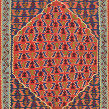 Load image into Gallery viewer, Hand-Woven Flatweave Authentic Senneh Kilim Tribal Handmade Wool Rug (Size 2.5 X 3.7) Cwral-7863