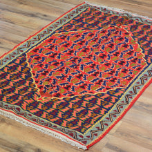 Load image into Gallery viewer, Hand-Woven Flatweave Authentic Senneh Kilim Tribal Handmade Wool Rug (Size 2.5 X 3.7) Cwral-7863