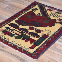 Load image into Gallery viewer, Hand-Knotted Tribal War Design Handmade wool Rug (Size 2.0 X 2.7) Cwral-7872