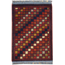 Load image into Gallery viewer, Hand-Knotted Afghan Khal Mohammadi Tribal Handmade 100% Wool (Size 1.5 X 2.1) Cwral-7875