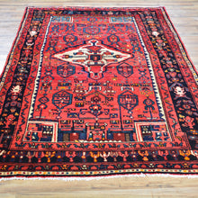 Load image into Gallery viewer, Hand-Knotted Oriental Persian Zanjan Tribal Handmade Wool Rug (Size 4.4 X 7.0) Cwral-7920
