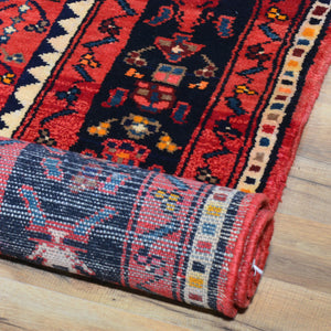 Hand-Knotted Oriental Persian Zanjan Tribal Handmade Wool Rug (Size 4.4 X 7.0) Cwral-7920