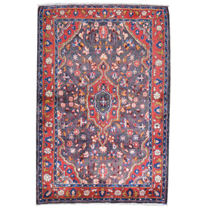 Hand-Knotted Oriental Persian Tribal Handmade Wool Rug (Size 3.9 X 5.9) Cwral-7923